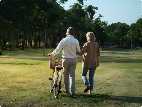 Couple in park-1